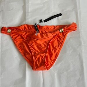 NWT Vic Paul Hermanny Size L Women's Orange Bikini Bottom